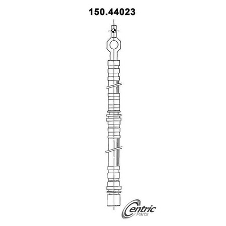 Centric Parts Brake Hose, 150.44023 150.44023